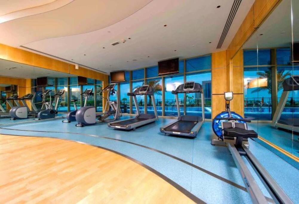 1 Bed Apartment With Sea View, Pool, Gym & Free Parking In Dubai Marina Eksteriør bilde